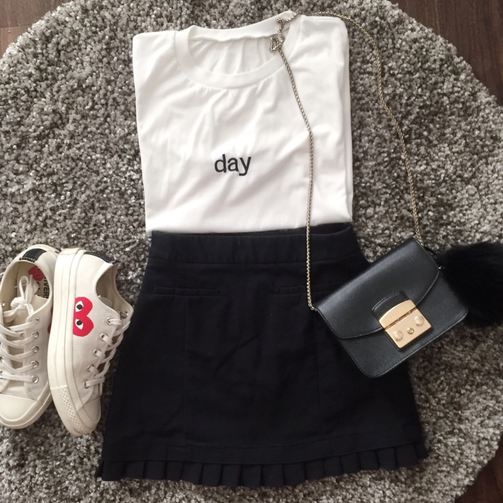Mini Black Skirt